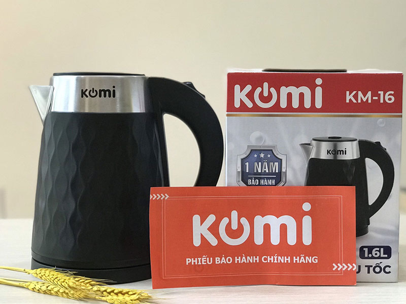 Ấm siêu tốc Komi KM-16 (1.6 lít) - Hàng chính hãng