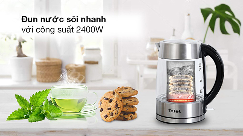 Bình đun siêu tốc Tefal KI772D38 - Hàng chính hãng