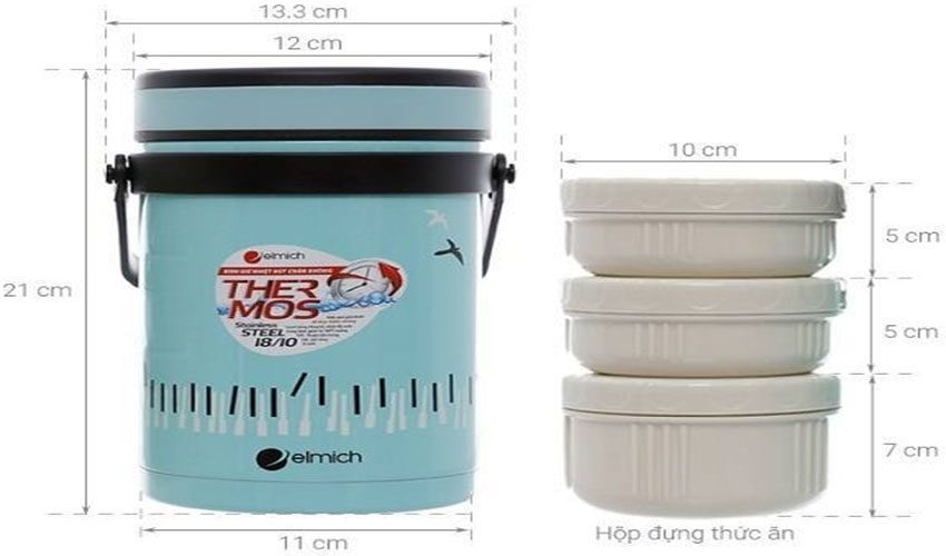 Bình giữ nhiệt Elmich EL-7284 - Hàng chính hãng