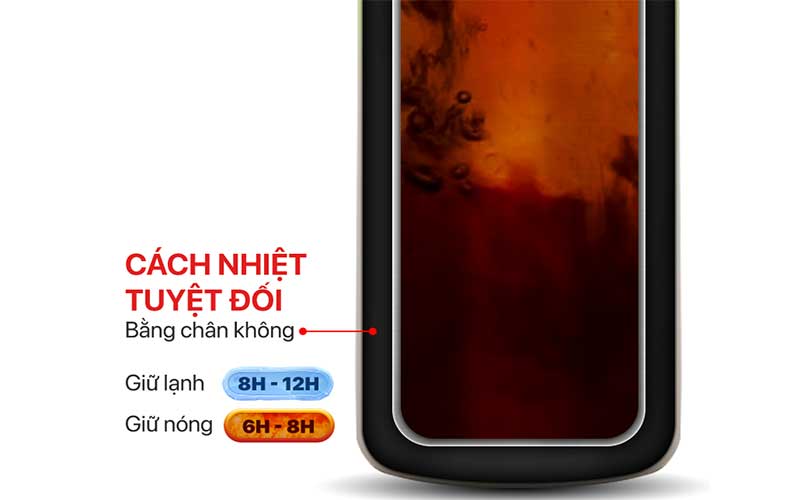 Bình giữ nhiệt inox Elmich EL8007 - Hàng chính hãng