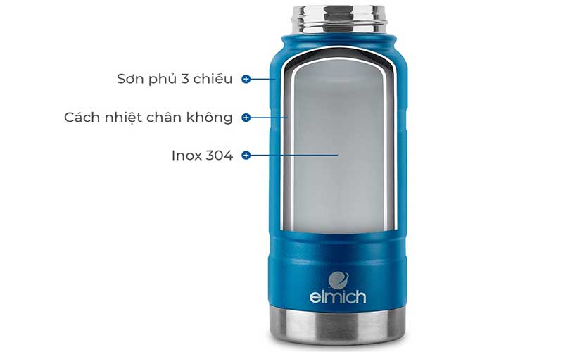Bình giữ nhiệt Inox Elmich EL8014 - Hàng chính hãng