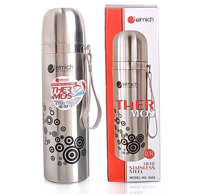Bình giữ nhiệt inox Elmich H5 - 500ml - Hàng chính hãng