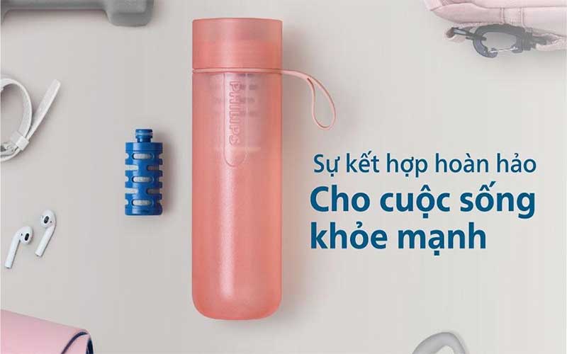 Bình lọc nước thể thao Philips AWP2712 - Hàng chính hãng