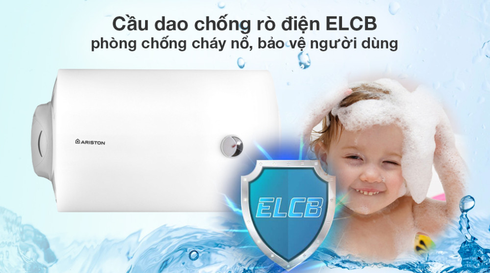 Bình nóng lạnh gián tiếp Ariston PRO R100L-H - Hàng chính hãng