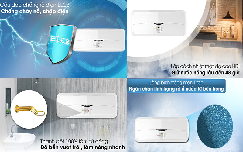 Bình nóng lạnh Ariston SL2 20 R 2.5 FE MT - Hàng chính hãng