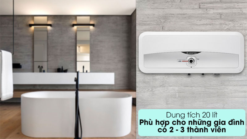 Bình nóng lạnh Ariston SL2 20 RS 2.5 FE - Hàng chính hãng