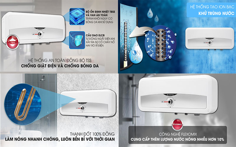Bình nóng lạnh Ariston SL2 20 RS 2.5 FE - Hàng chính hãng