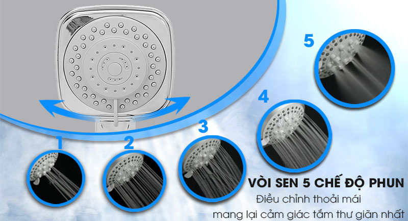 Chức năng vòi sen của Bình nóng lạnh Electrolux EWE451KX-DWB2