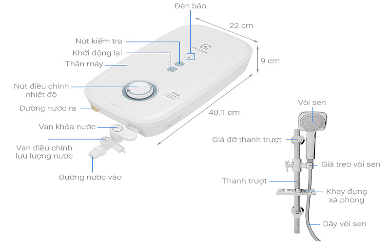 Bình nóng lạnh Electrolux EWE451KX-DWB2