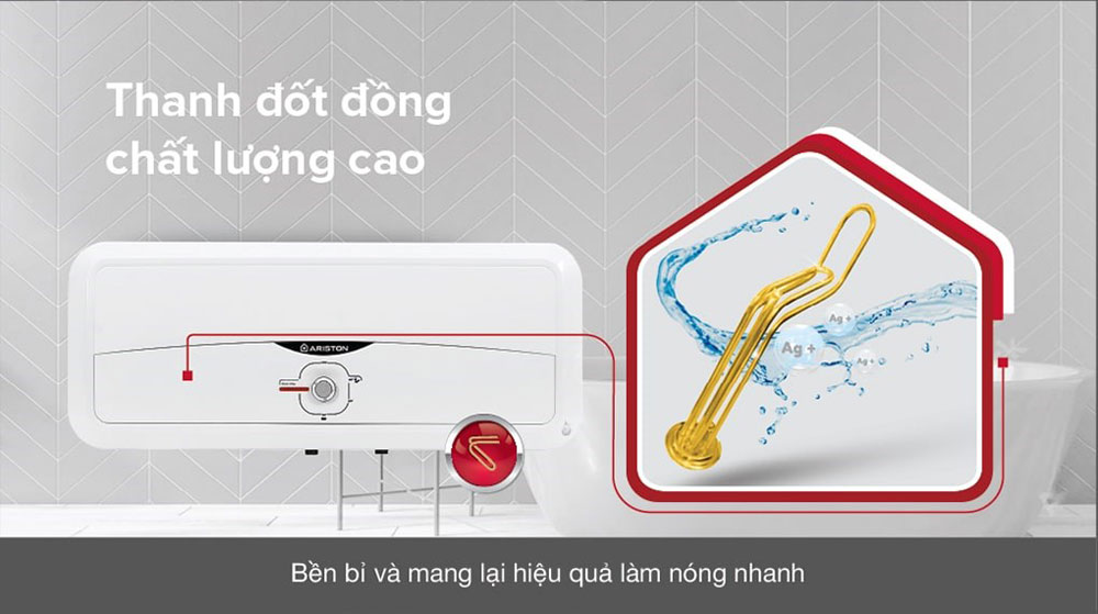 Bình nóng lạnh 20L Ariston SL2 20R - Hàng chính hãng