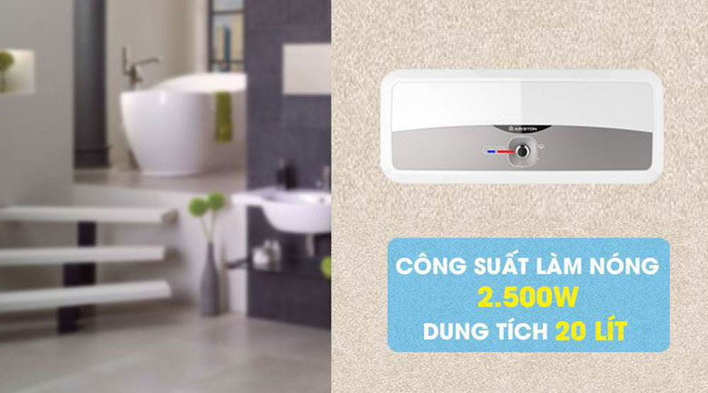 Bình nóng lạnh gián tiếp Ariston SL2 20RS - Hàng chính hãng