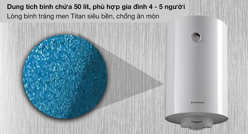 Máy nước nóng gián tiếp Ariston PRO 50 V-SH - Hàng chính hãng