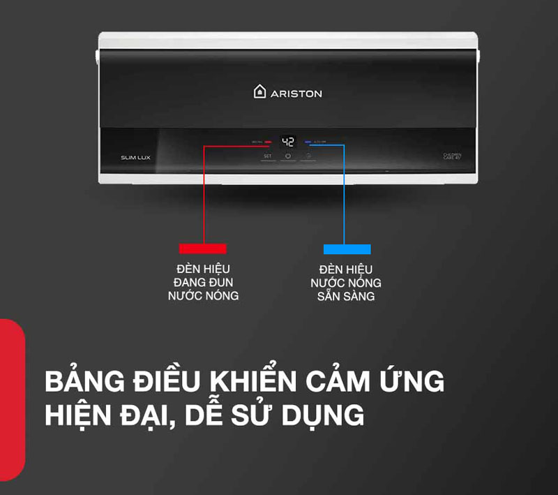 Bình nóng lạnh gián tiếp Ariston Slim3 SL3 20 LUX - Hàng chính hãng