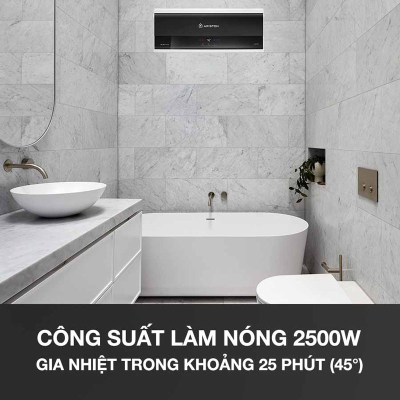 Bình nóng lạnh gián tiếp Ariston Slim3 SL3 20 LUX - Hàng chính hãng