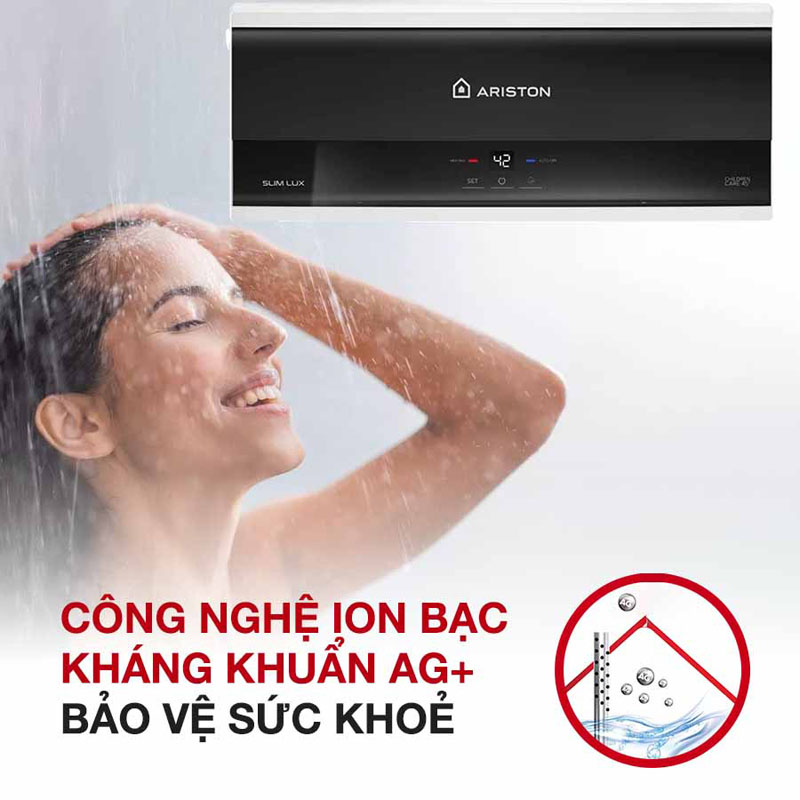 Bình nóng lạnh gián tiếp Ariston Slim3 SL3 20 LUX - Hàng chính hãng
