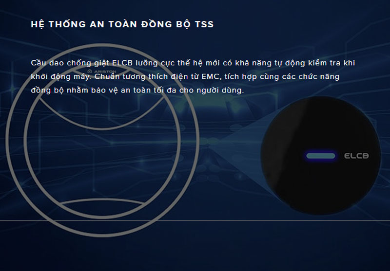 Bình nóng lạnh gián tiếp Ariston Slim3 SL3 20 RS - Hàng chính hãng