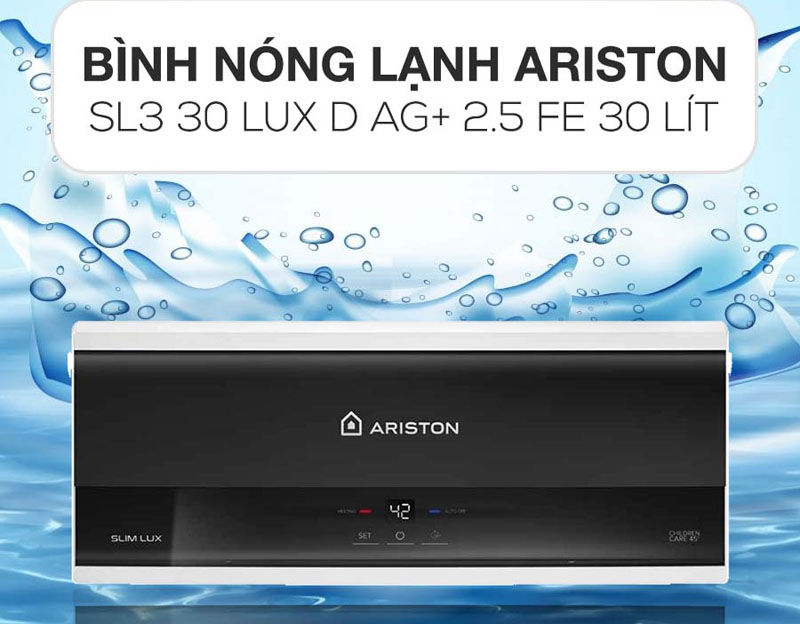 Máy nước nóng gián tiếp Ariston SL3 30 LUX - Hàng chính hãng