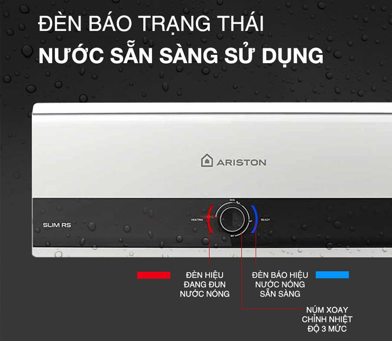 Máy nước nóng gián tiếp Ariston SL3 30 RS - Hàng chính hãng
