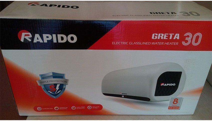 Bình nước nóng Rapido Greta GA 30L - Hàng chính hãng