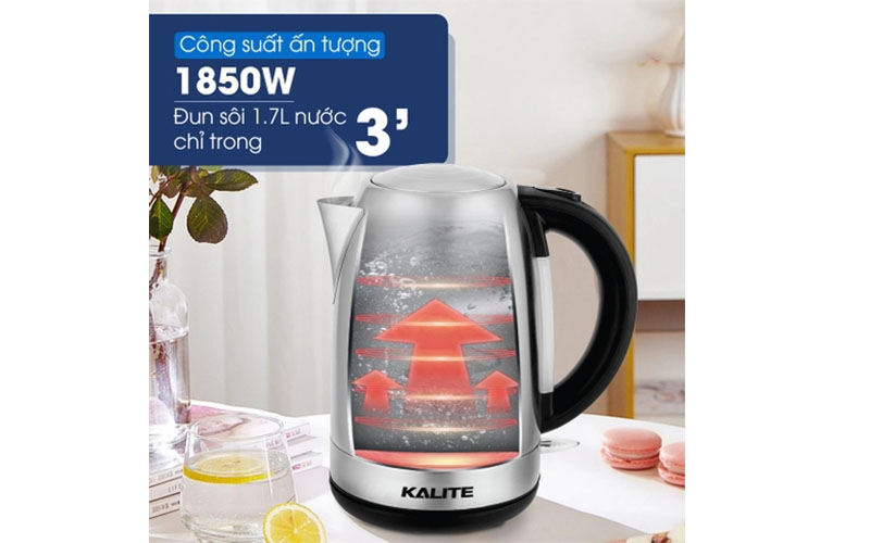 Công suất của Bình đun siêu tốc Kalite KL-301