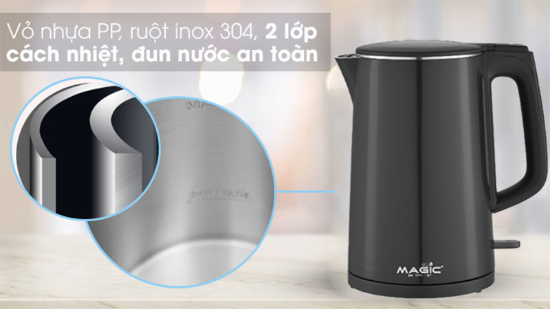 Chất liệu của Bình siêu tốc Magic Eco AC-42