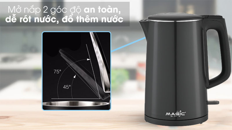 Thiêt kế nắp của Bình siêu tốc Magic Eco AC-42