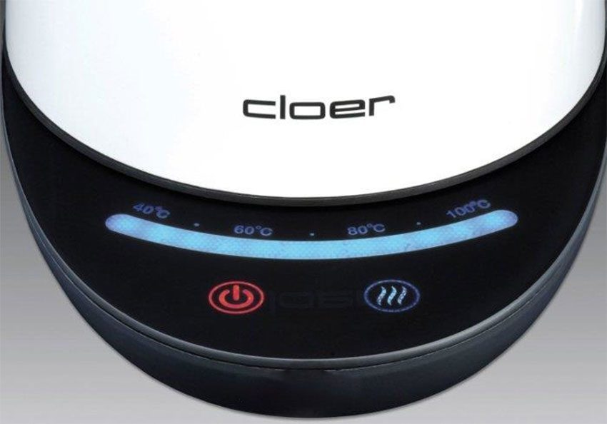 Bảng điều khiển trượt của bình siêu tốc điện tử Cloer 4951