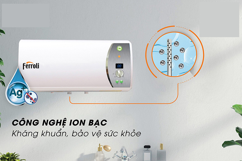 Bình tắm nóng lạnh Ferroli Verdi-AG+ 20L - Hàng chính hãng