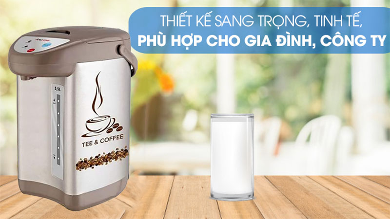 Thiết kế sang trọng của Bình thủy điện Apechome APH-TP203