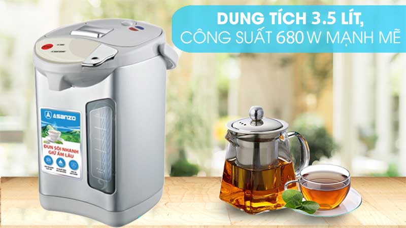 Bình thủy điện Asanzo HP-35YB - Hàng chính hãng