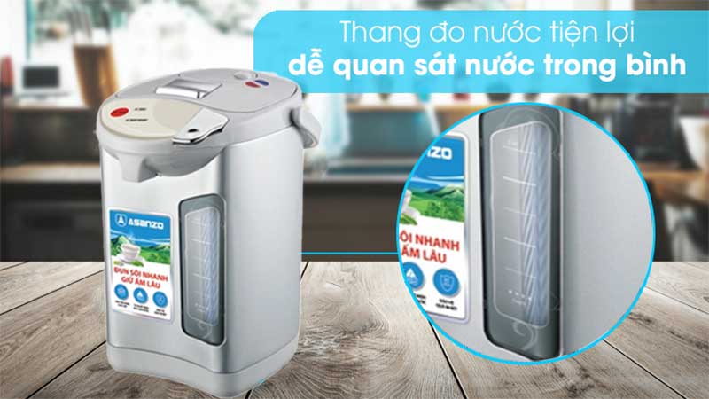 Bình thủy điện Asanzo HP-35YB - Hàng chính hãng