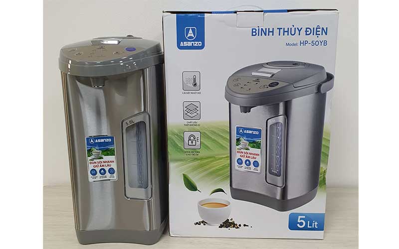 Bình thủy điện Asanzo HP-50YB - Hàng chính hãng