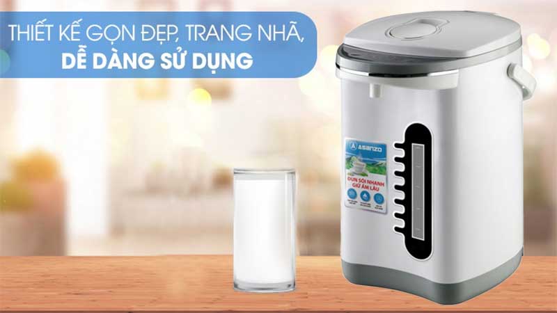Thiết kế của Bình thủy điện Asanzo HP-60YB