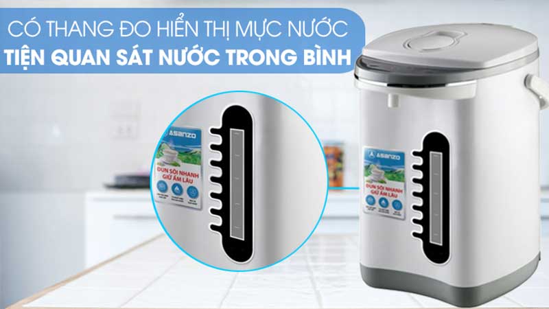 Thang đo mực nước của Bình thủy điện Asanzo HP-60YB