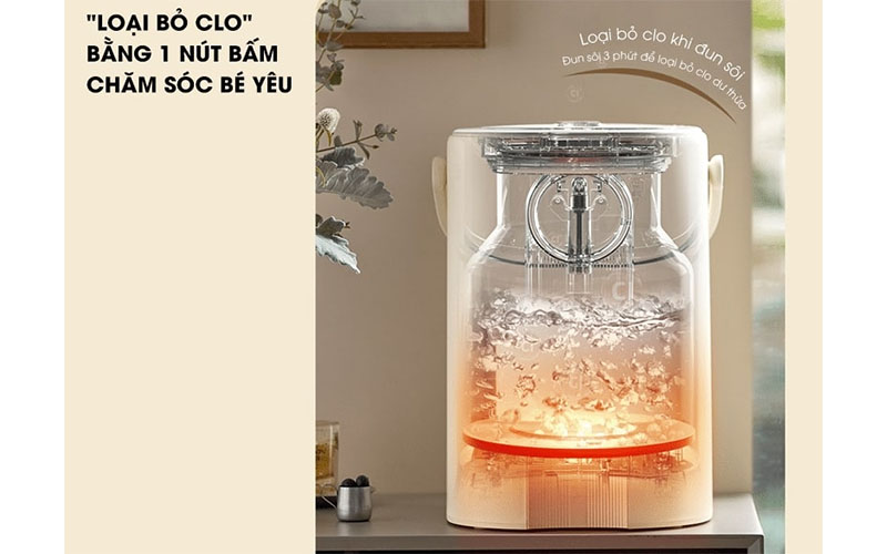 Chức năng khử clo của Bình thủy điện Bear SB-BTD5L