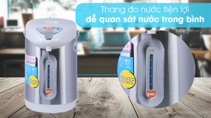 Bình thủy điện Comet CM3216 - Hàng chính hãng