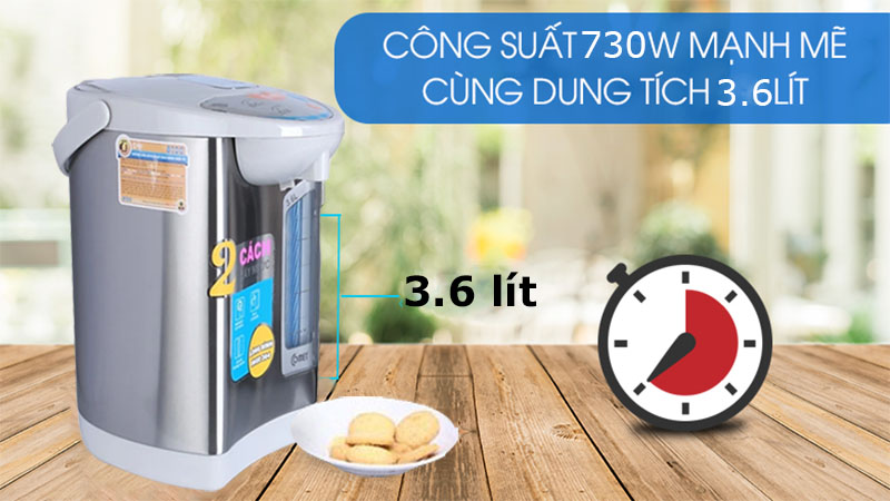 Bình thủy điện Comet CM3226 - Hàng chính hãng