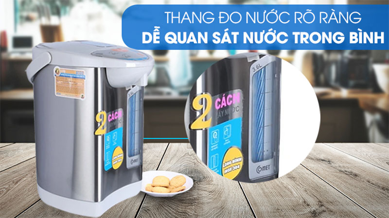 Bình thủy điện Comet CM3226 - Hàng chính hãng