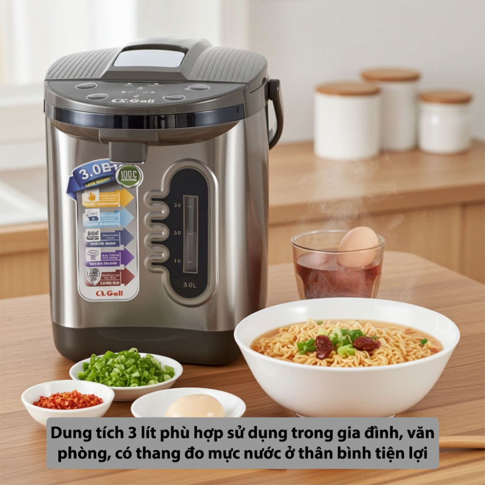 Bình thủy điện Gali GL-5030G dung tích phù hợp cho gia đình