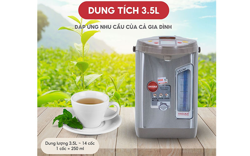 Bình thủy điện Hasuka HSK-5399 - Hàng chính hãng