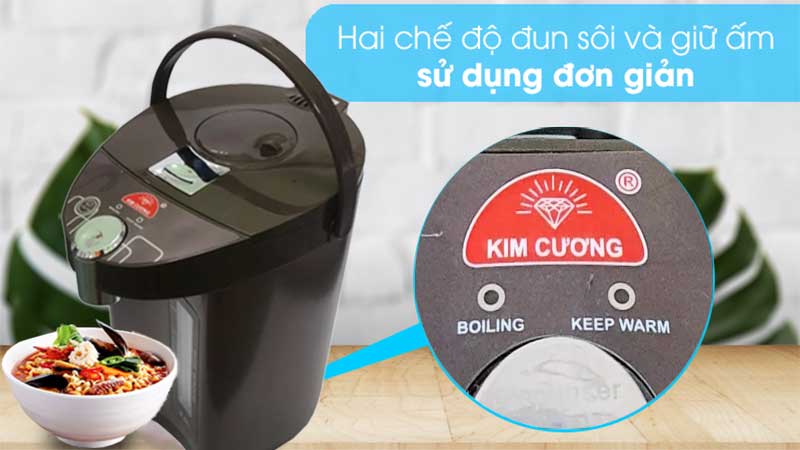 Bình thủy điện Kim Cương KC-702 - Hàng chính hãng