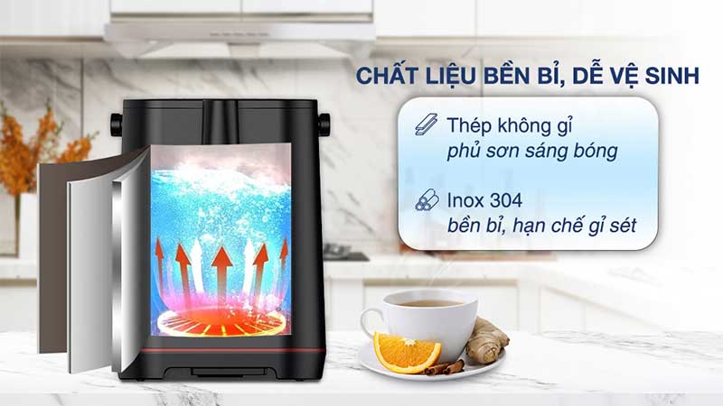 Bình thủy điện Sharp KP-40EBV-BK - Hàng chính hãng
