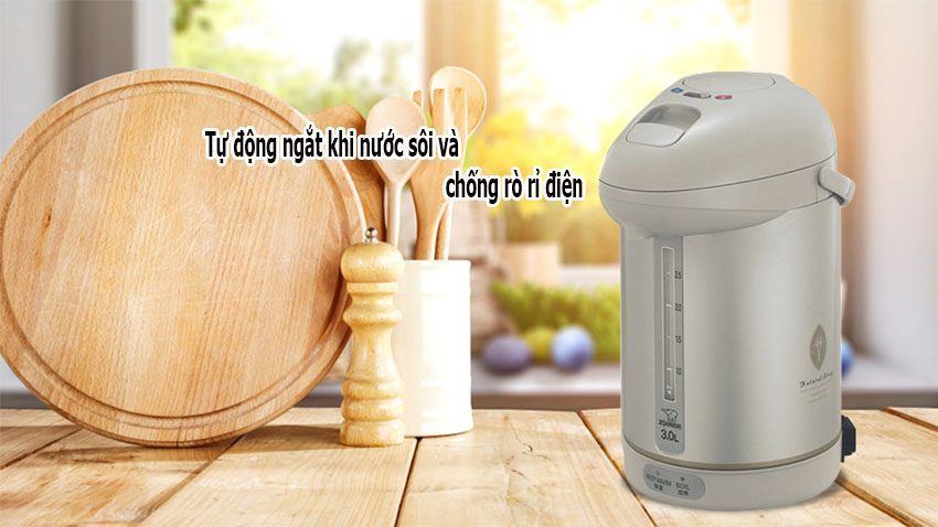 Bình thủy điện Zojirushi ZOBT-CW-PPQ30-TK - Hàng chính hãng