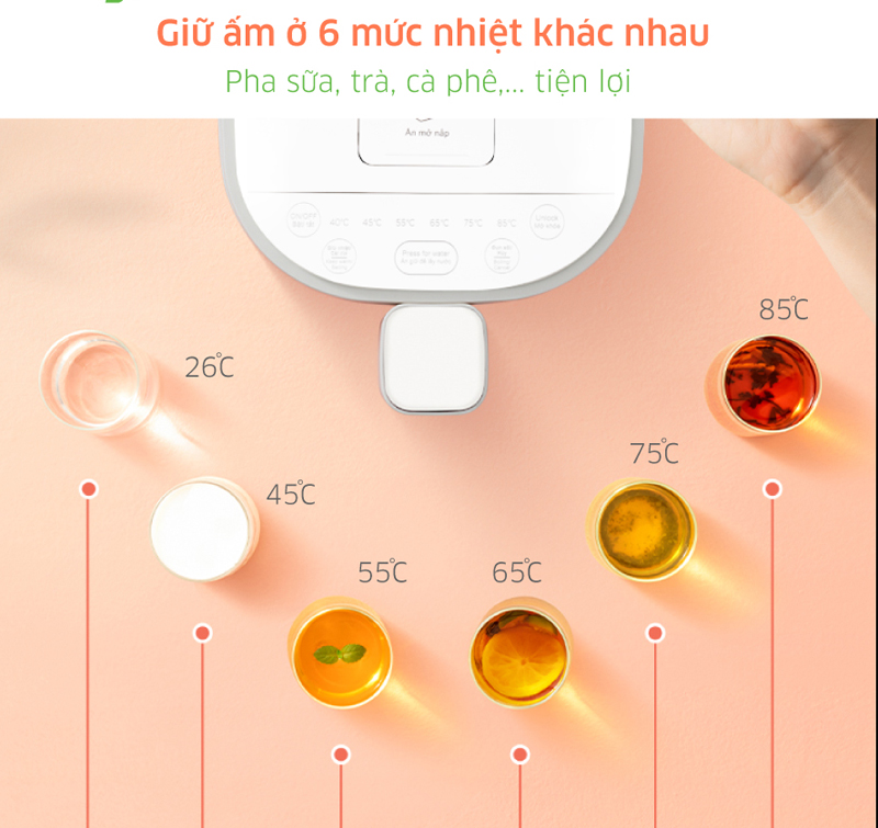 Bình thủy điện Kangaroo KG5K1 - 5 lít - Hàng chính hãng