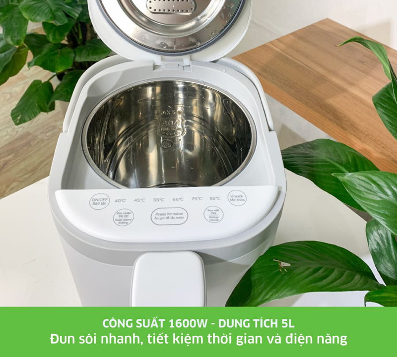 Bình thủy điện Kangaroo KG5K1 - 5 lít - Hàng chính hãng