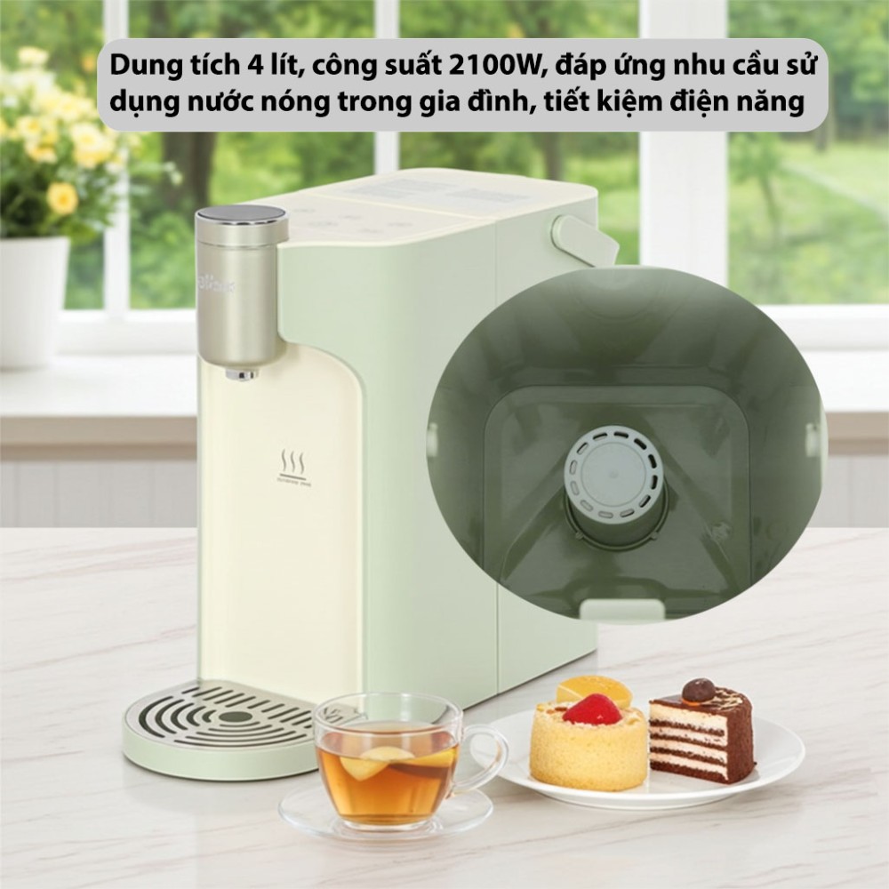 Bình thủy điện lọc nước Bear BWP-T402301G dung tích bình phù hợp cho gia đình
