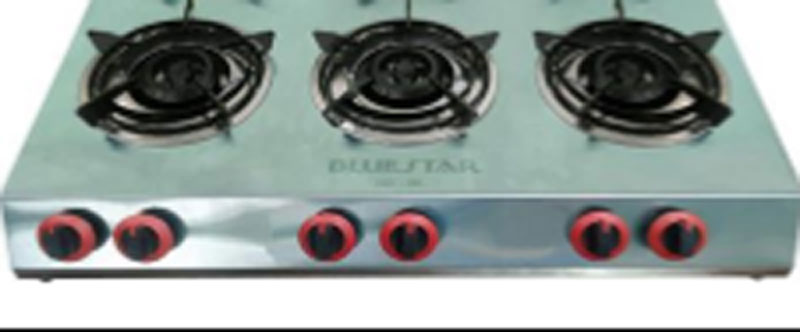 Bếp gas 6 lò điếu inox Bluestar BS-06SV - Hàng chính hãng