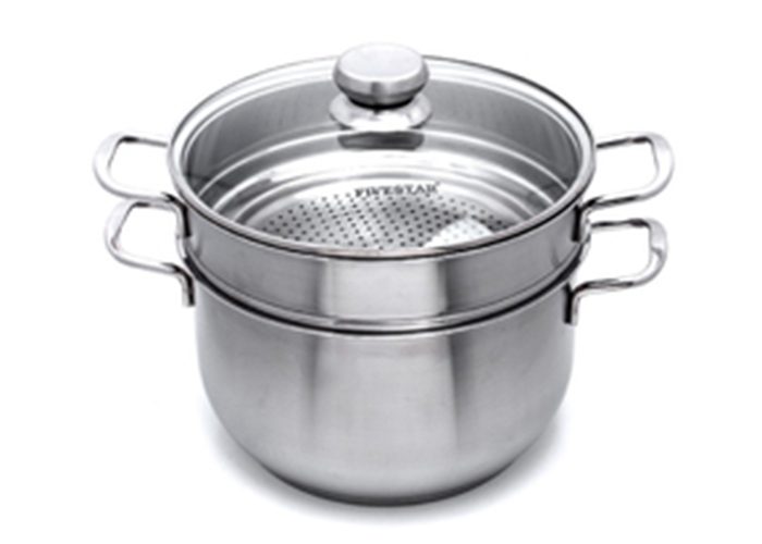 Bộ 2 nồi xửng 3 đáy FiveStar NK ST30-3DG - Hàng chính hãng