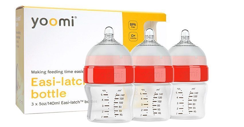 Bộ 3 bình sữa cao cấp PP 140ml Yoomi Y38B.YCCR