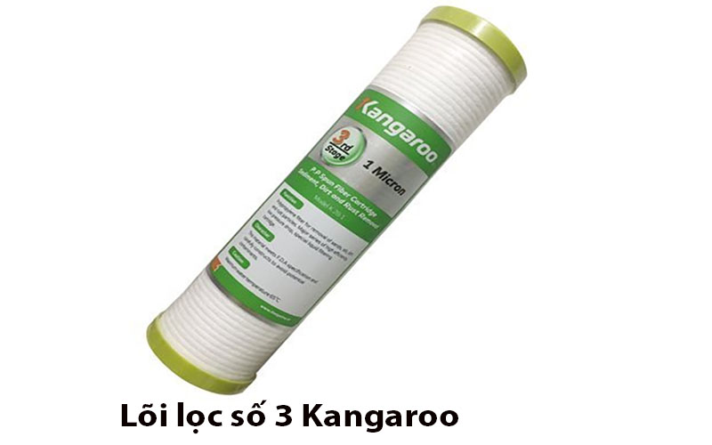 Bộ 3 lõi lọc nước Kangaroo 1,2,3 - Hàng chính hãng